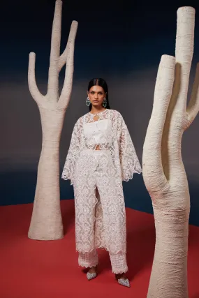 Lace cape set