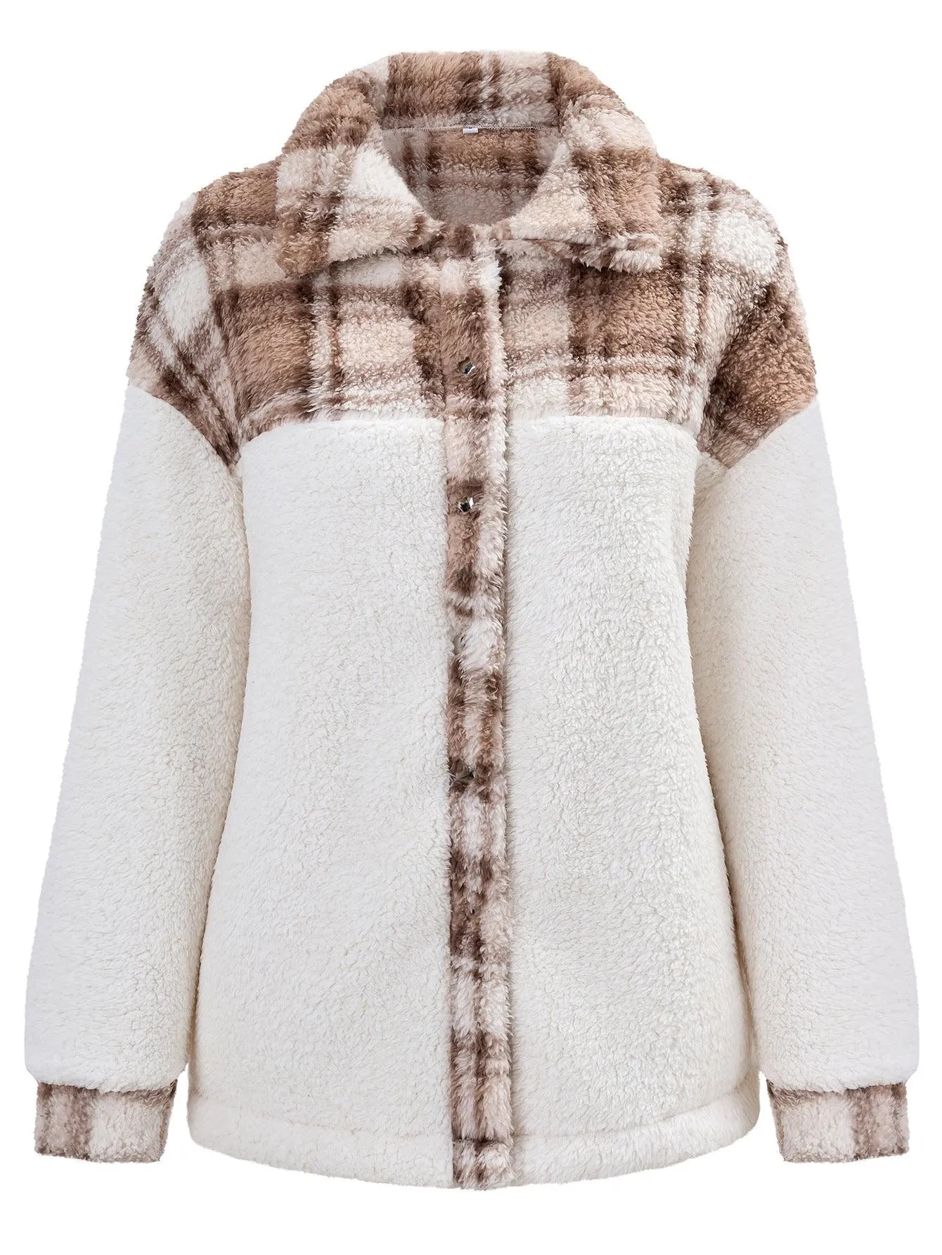 Long Sleeve Plush Coat