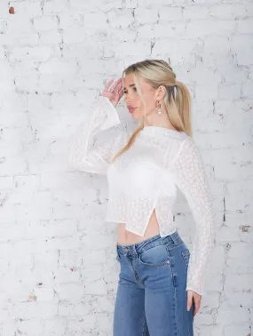 Lucille Flower Long Sleeve