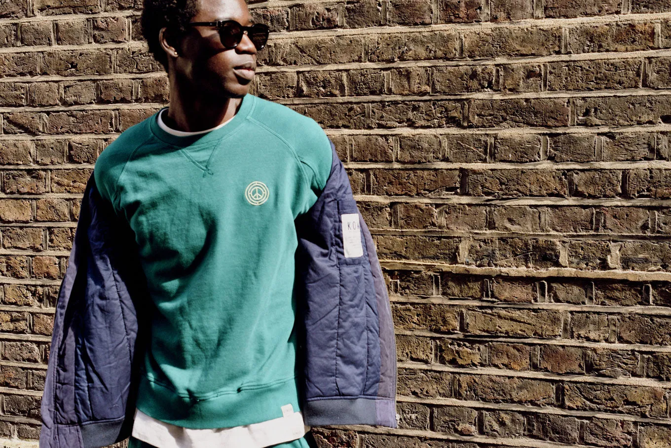 Men's Anton Sweatshirt Teal Green