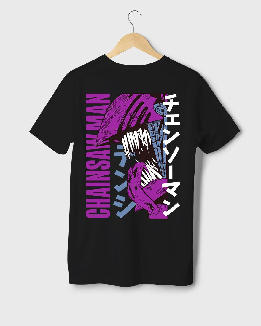 Mens Regular Tshirt Anime Chainsaw Man Denji 1