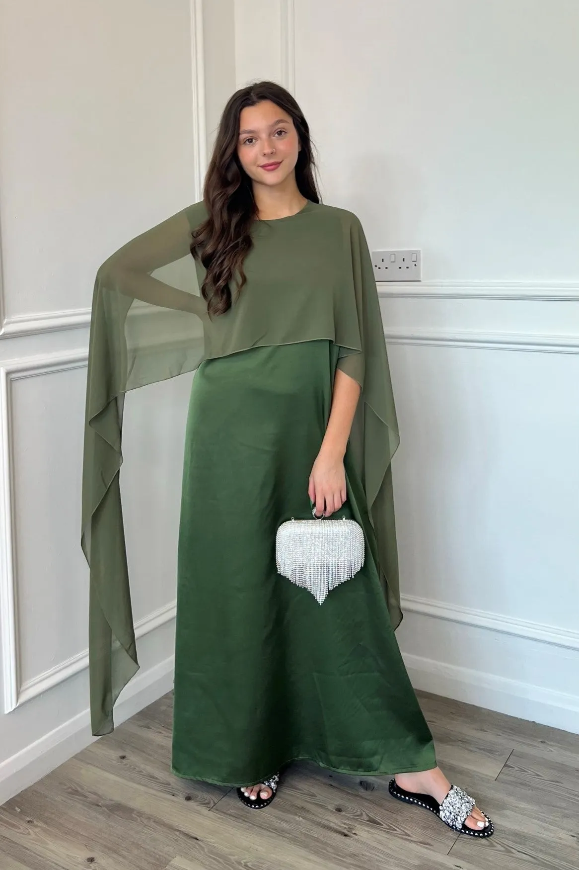 Millie Maxi Dress - Khaki Green