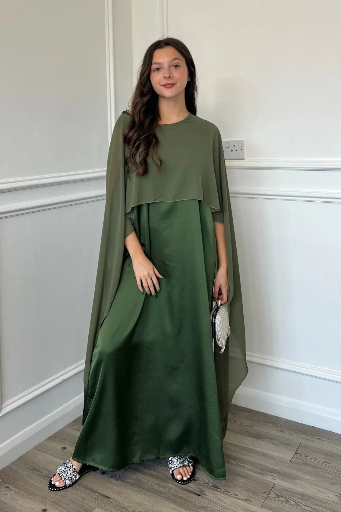 Millie Maxi Dress - Khaki Green