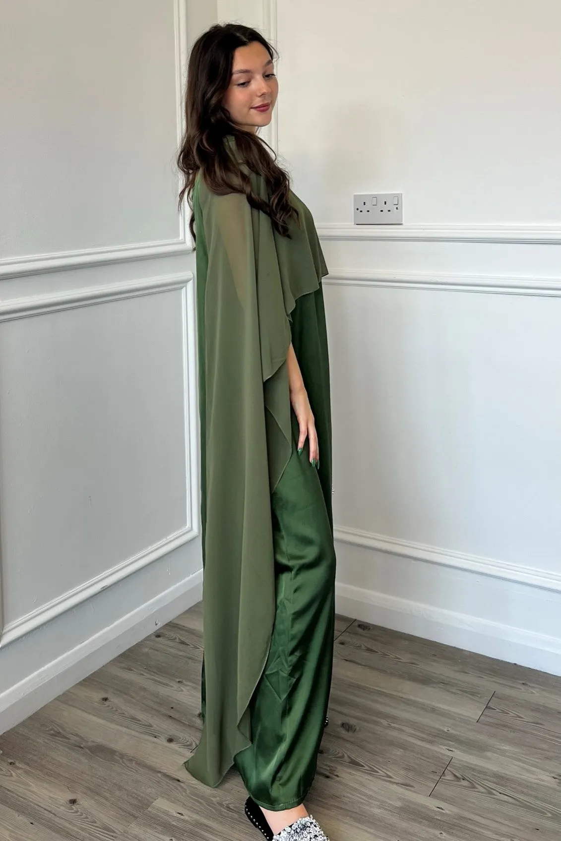 Millie Maxi Dress - Khaki Green