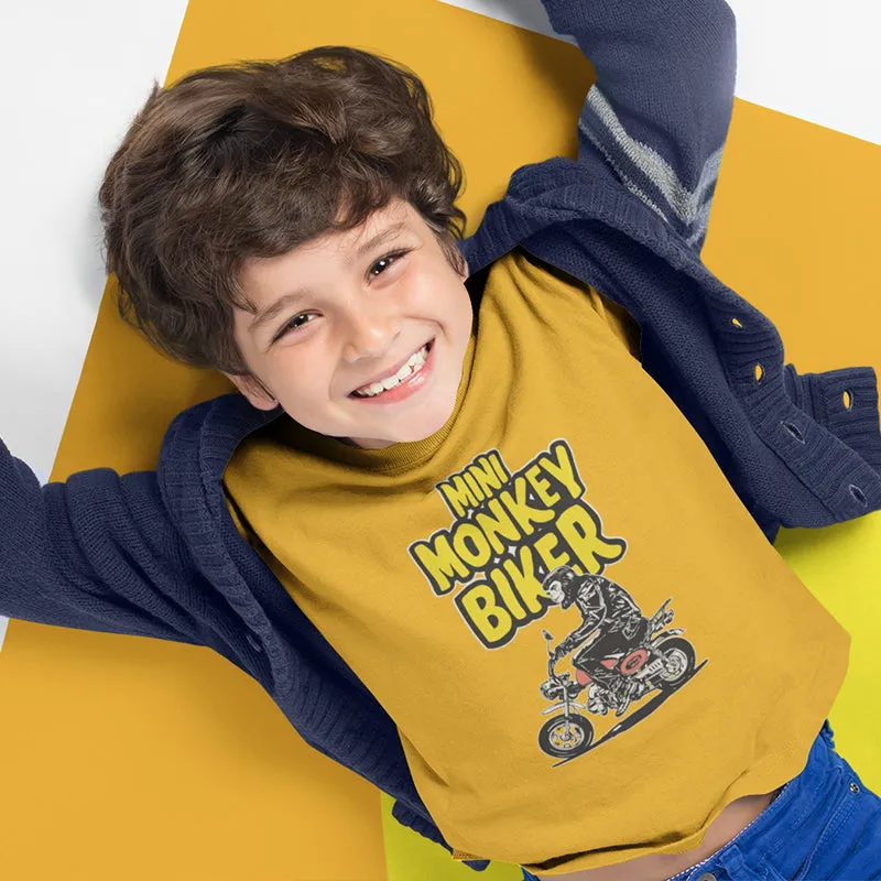 MINI MONKEY BIKER T-SHIRT FOR KIDS
