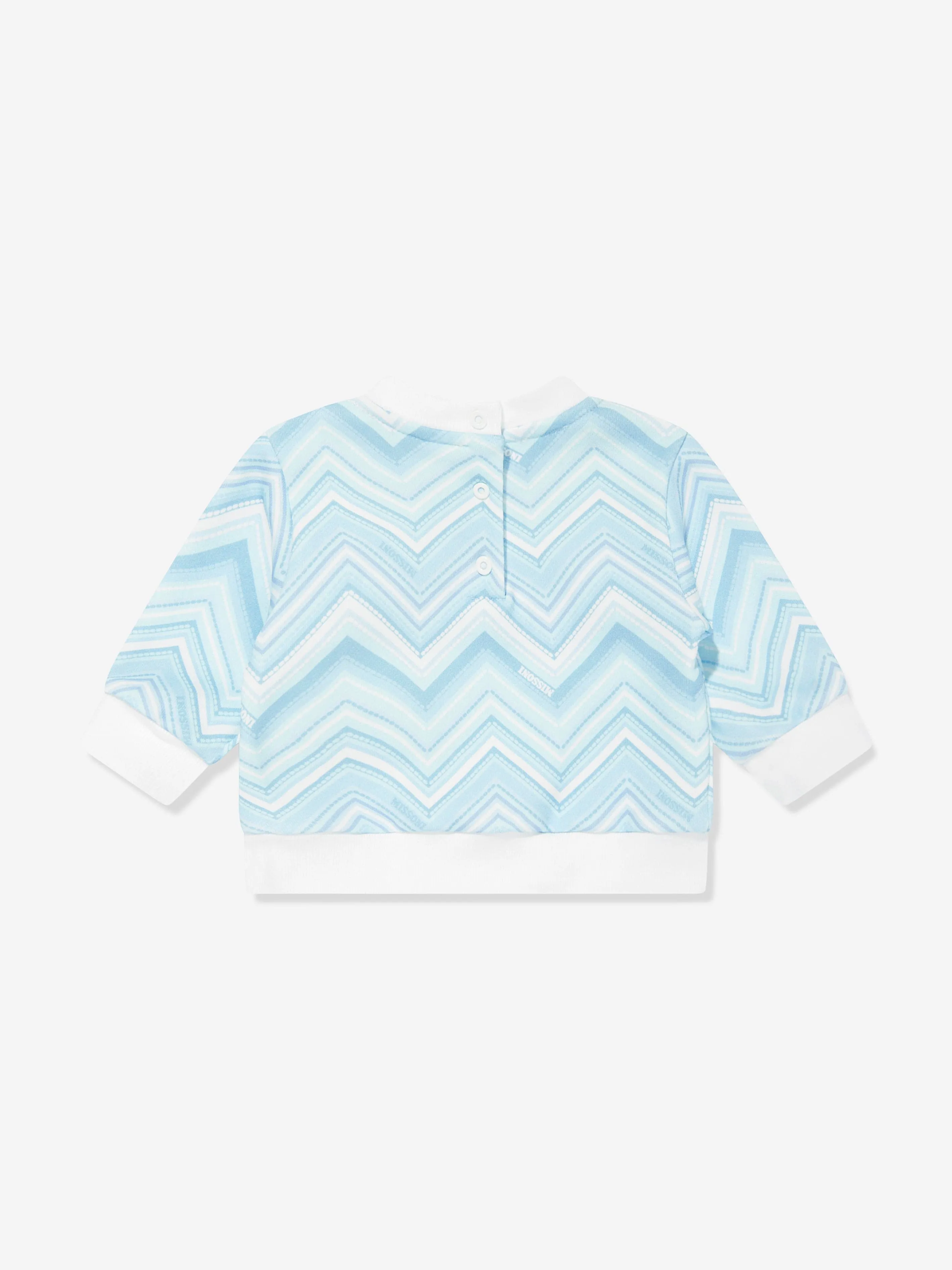 Missoni Baby Boys Zigzag Sweatshirt in Blue