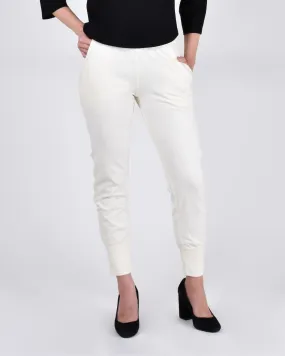 Mocking J Joggers in Cream