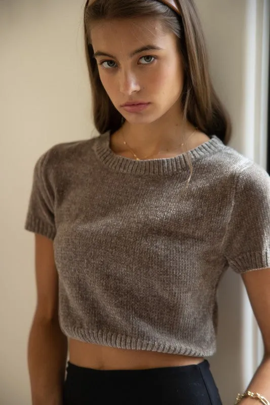 Mushroom Crop Sweater