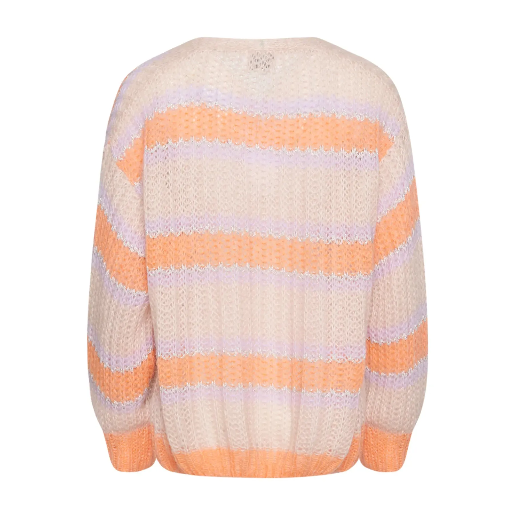 Pacific Knit Cardigan - Apricot/Lavender Mix