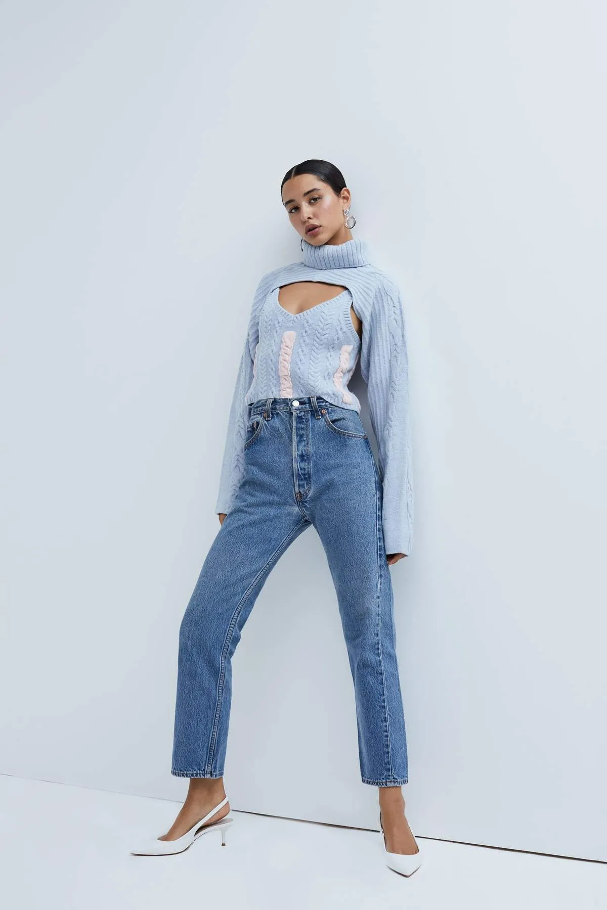 Paige Layered Turtleneck Sweater