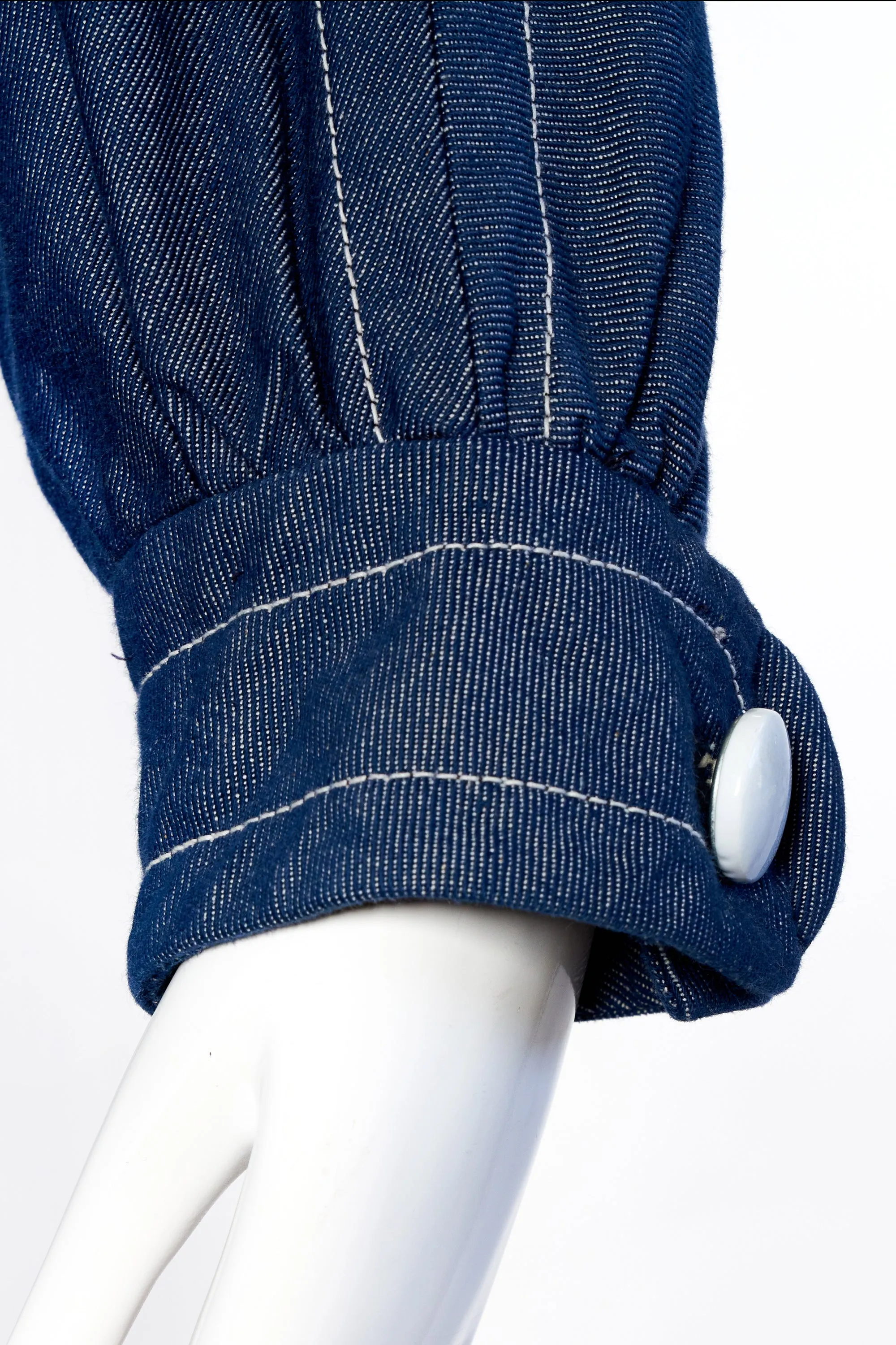Pierre Cardin Vintage Denim Coat Mini MOD 1960’s Dress