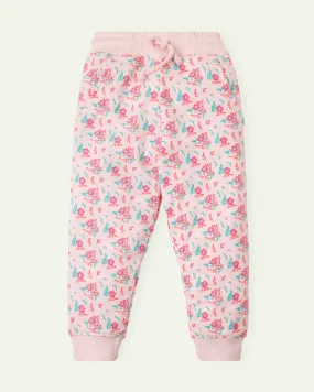 Pink Floral Sweatpants