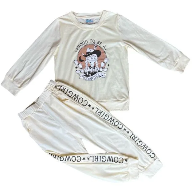 Proud to be a Cowgirl Sweatpants Set Toddler (2T-5T)