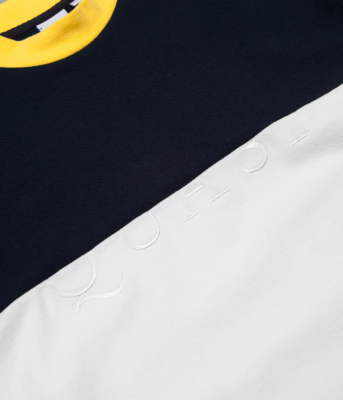 Quasi Pique Midweight T-Shirt - Yellow
