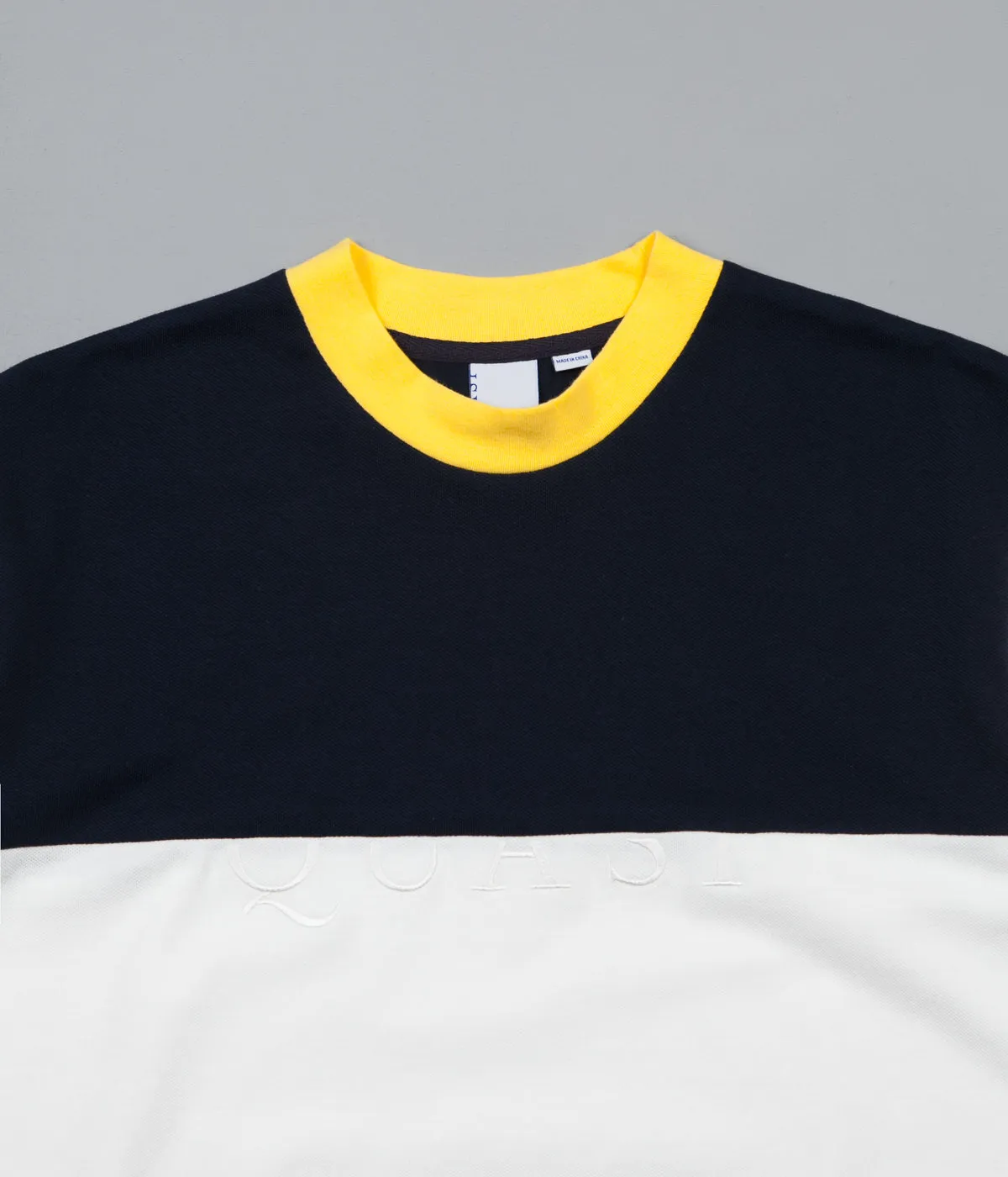 Quasi Pique Midweight T-Shirt - Yellow