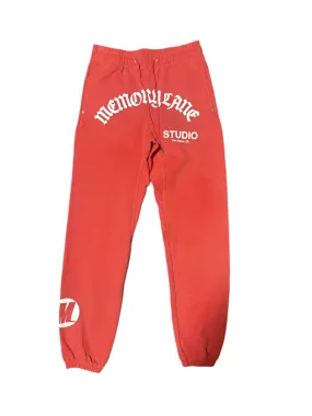 Red Studio Sweatpants