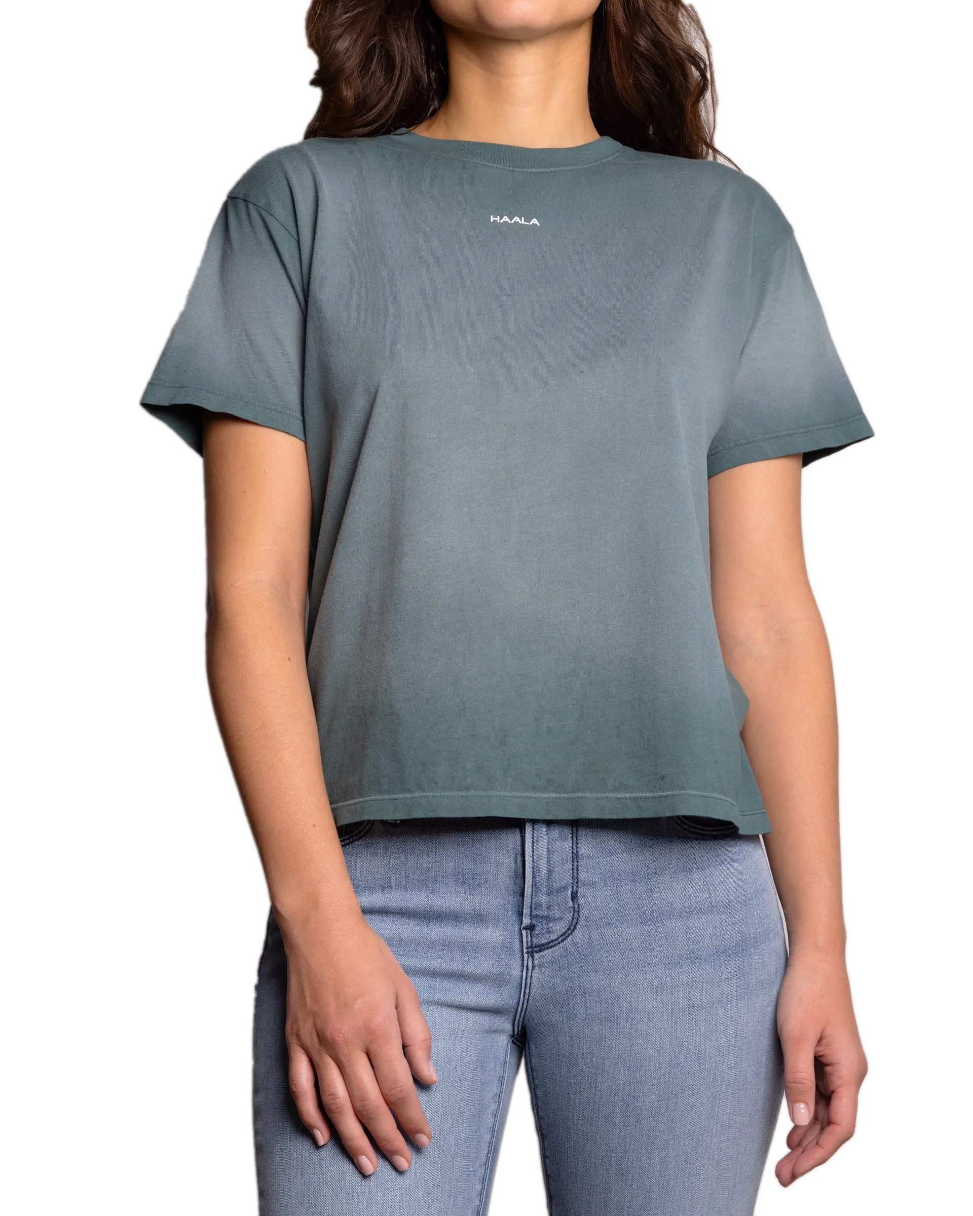 Relaxed Crew T-shirt : Vintage Faded Forest