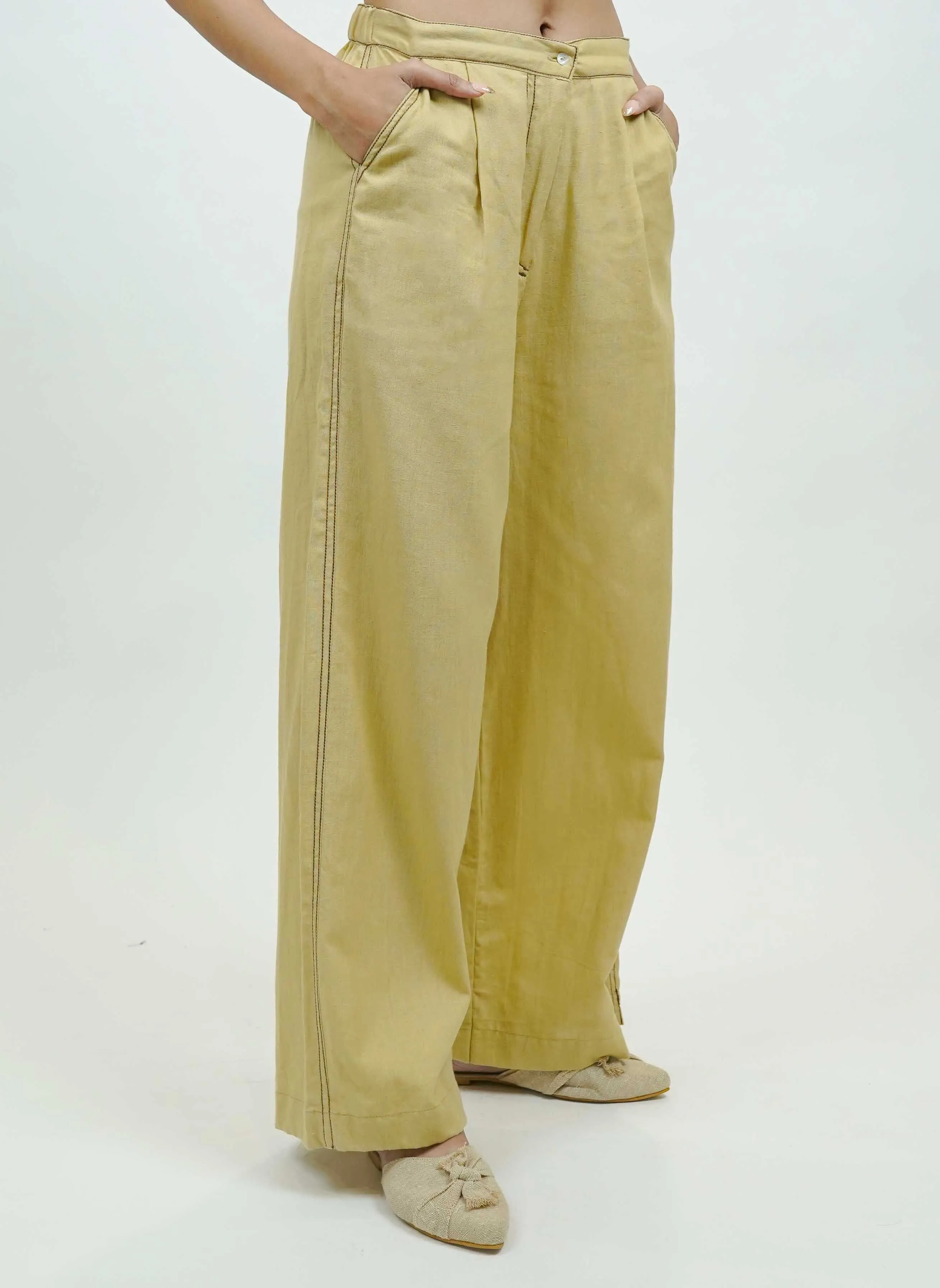 S0029 - Peanut Brown Handwoven Pants