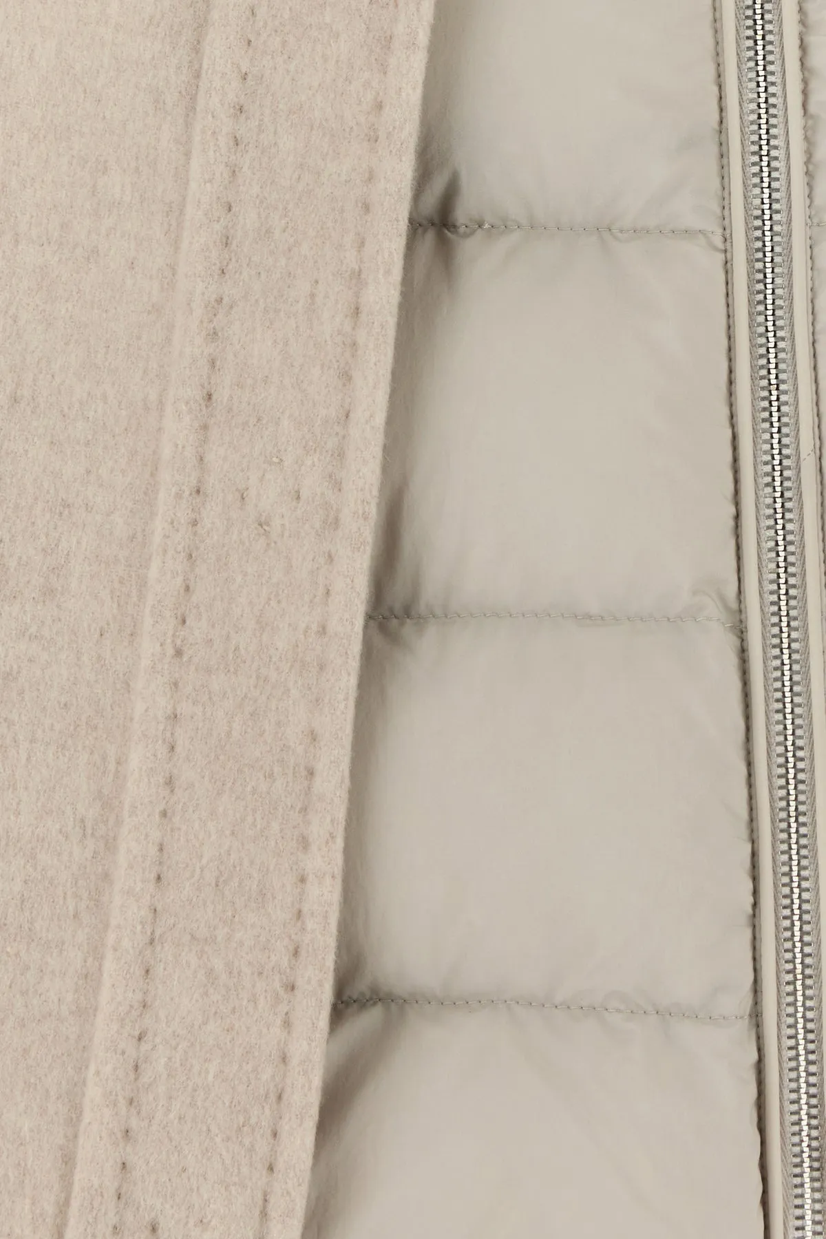 Sand nylon blend Natisha down jacket