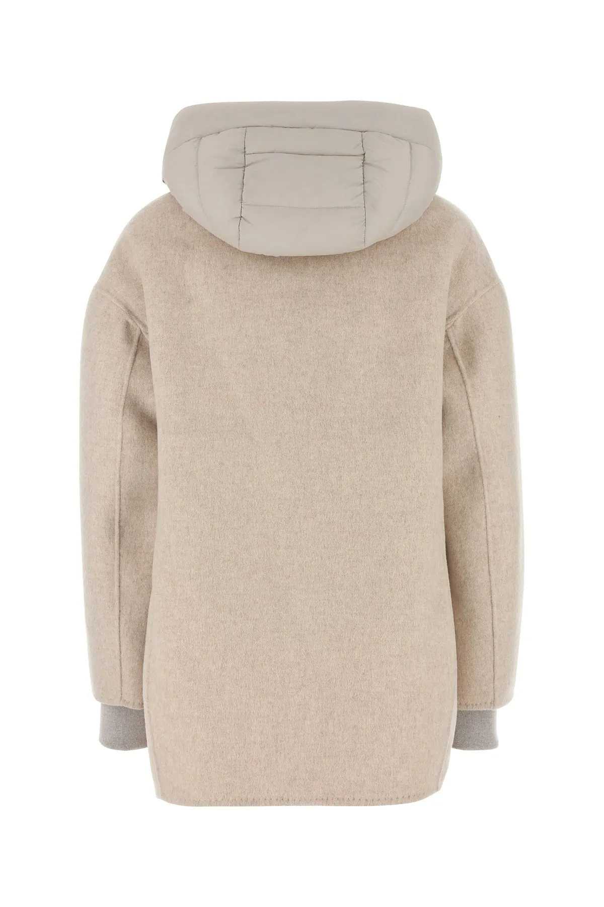 Sand nylon blend Natisha down jacket