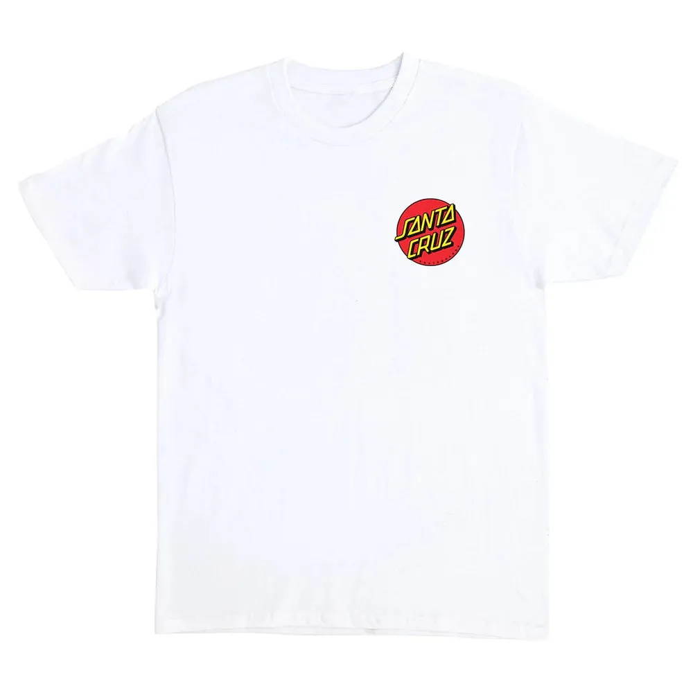 SANTA CRUZ Meek Slasher Mens Graphic T-Shirt - White