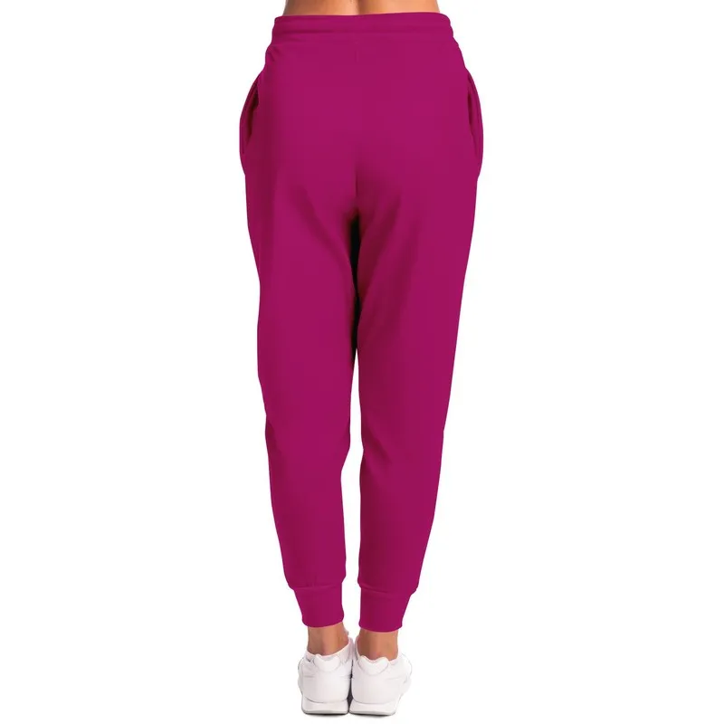 Shaded Magenta Joggers | Unisex | with PLUS sizes | C0M100Y0K30