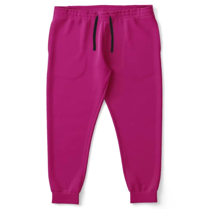 Shaded Magenta Joggers | Unisex | with PLUS sizes | C0M100Y0K30