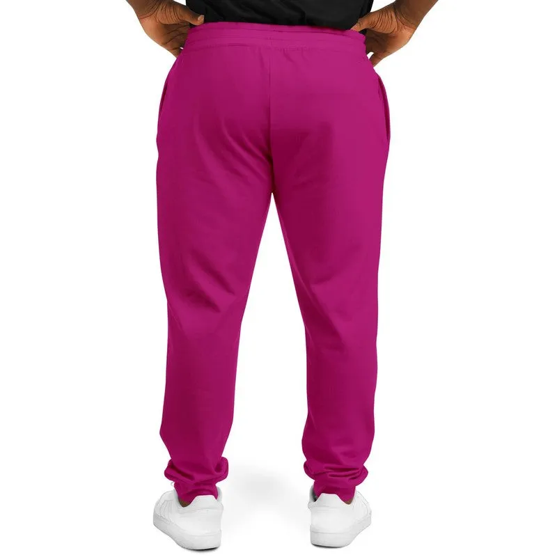 Shaded Magenta Joggers | Unisex | with PLUS sizes | C0M100Y0K30