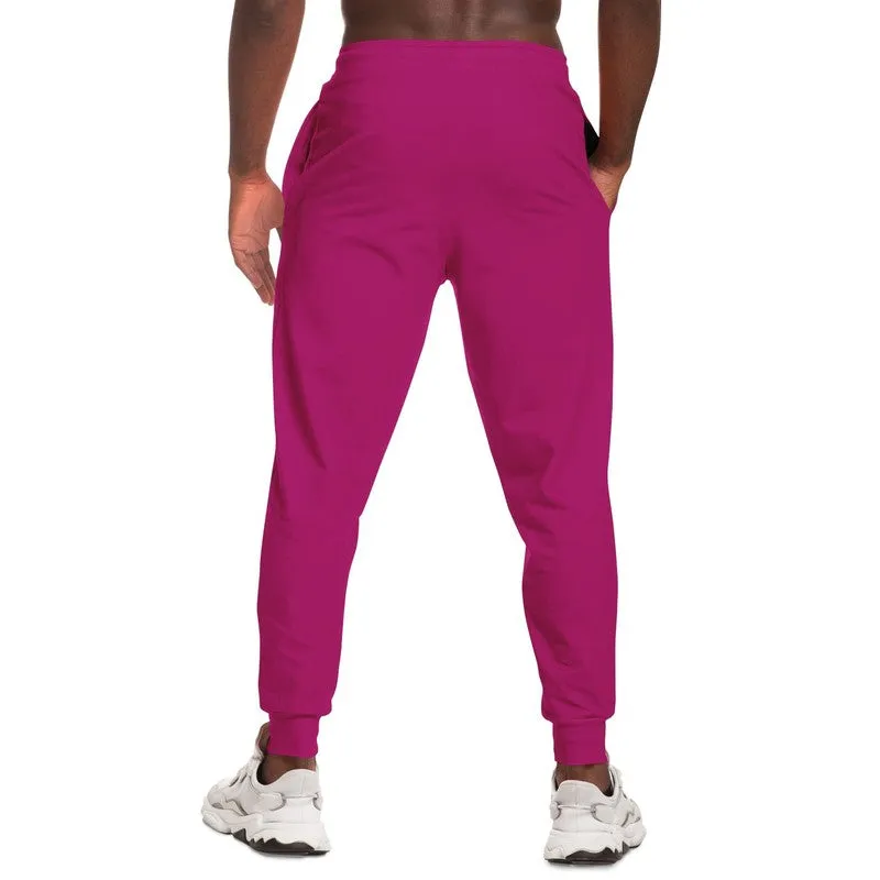 Shaded Magenta Joggers | Unisex | with PLUS sizes | C0M100Y0K30
