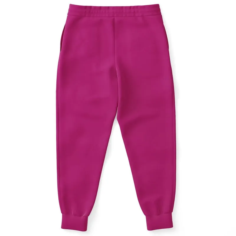 Shaded Magenta Joggers | Unisex | with PLUS sizes | C0M100Y0K30