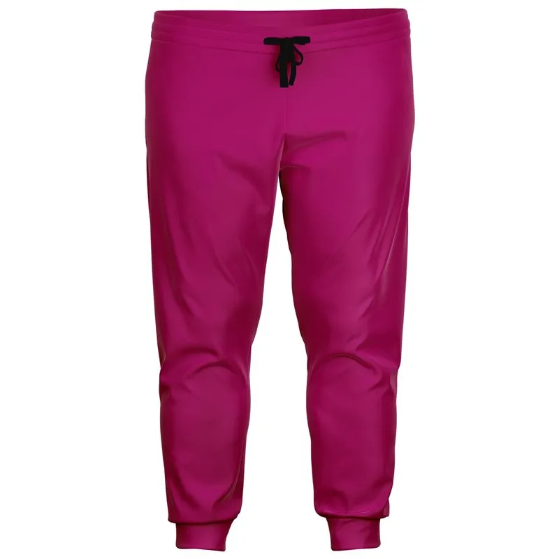 Shaded Magenta Joggers | Unisex | with PLUS sizes | C0M100Y0K30