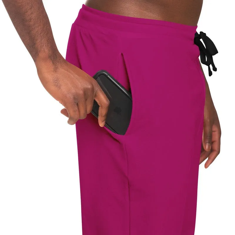 Shaded Magenta Joggers | Unisex | with PLUS sizes | C0M100Y0K30