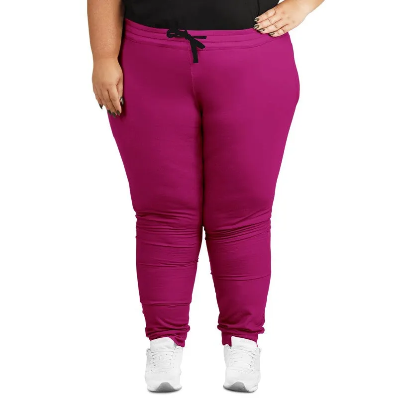 Shaded Magenta Joggers | Unisex | with PLUS sizes | C0M100Y0K30