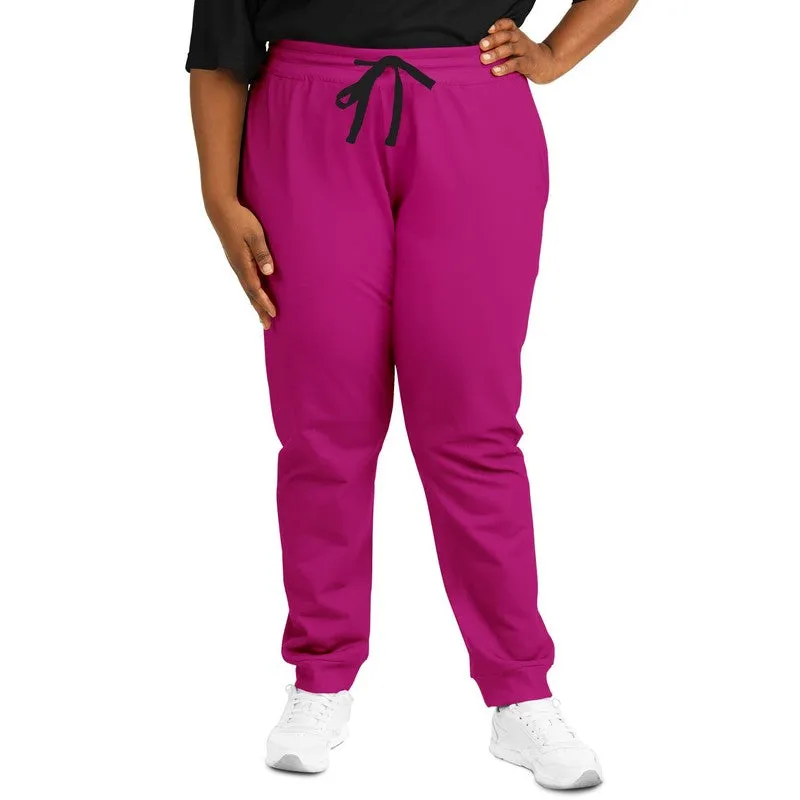 Shaded Magenta Joggers | Unisex | with PLUS sizes | C0M100Y0K30