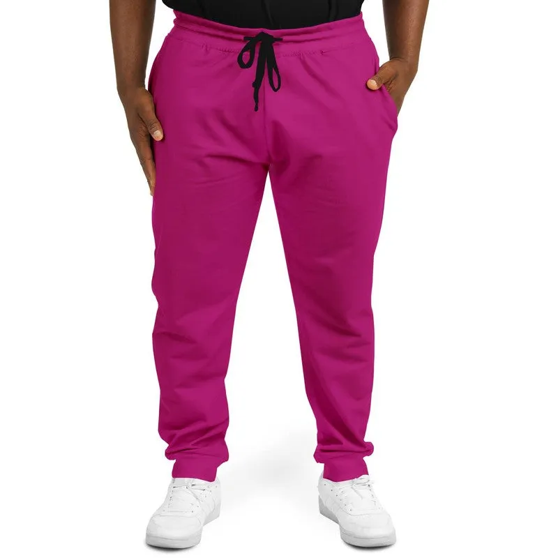 Shaded Magenta Joggers | Unisex | with PLUS sizes | C0M100Y0K30