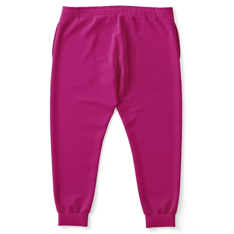 Shaded Magenta Joggers | Unisex | with PLUS sizes | C0M100Y0K30