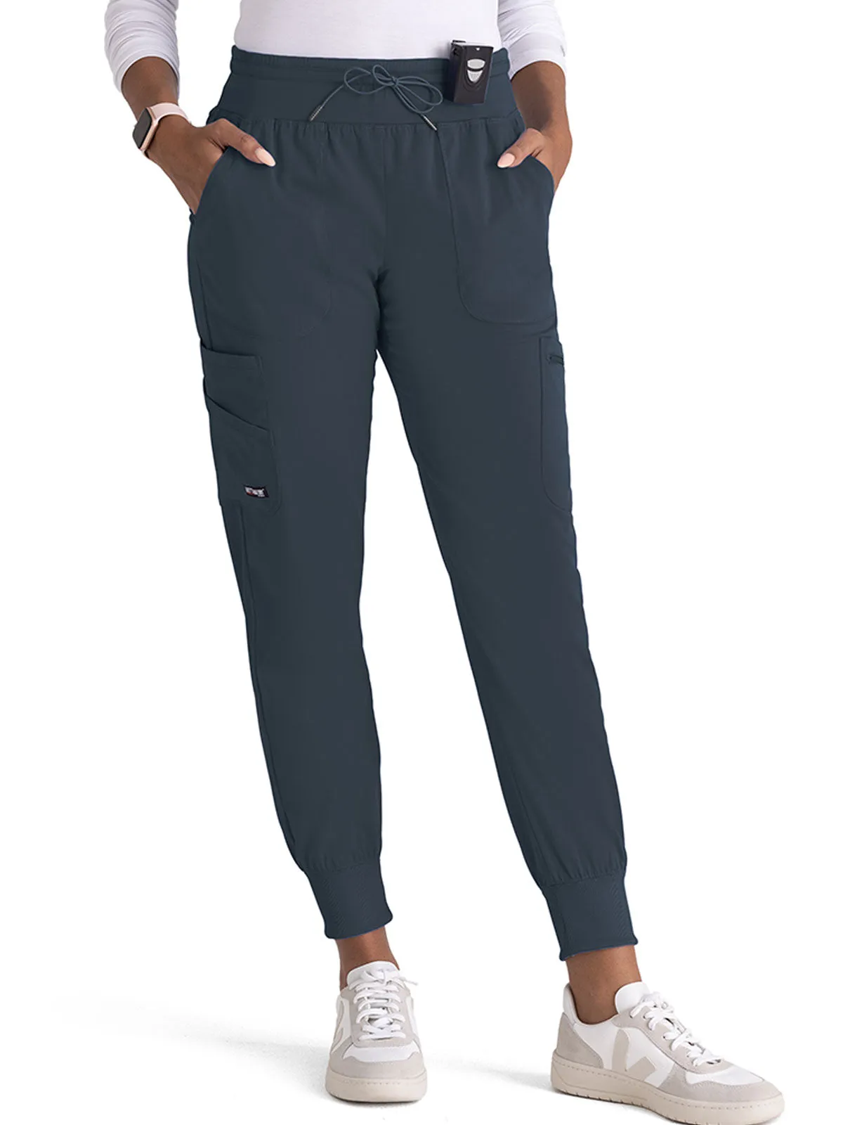 Spandex Stretch - Women's Carly Jogger Solid Pant