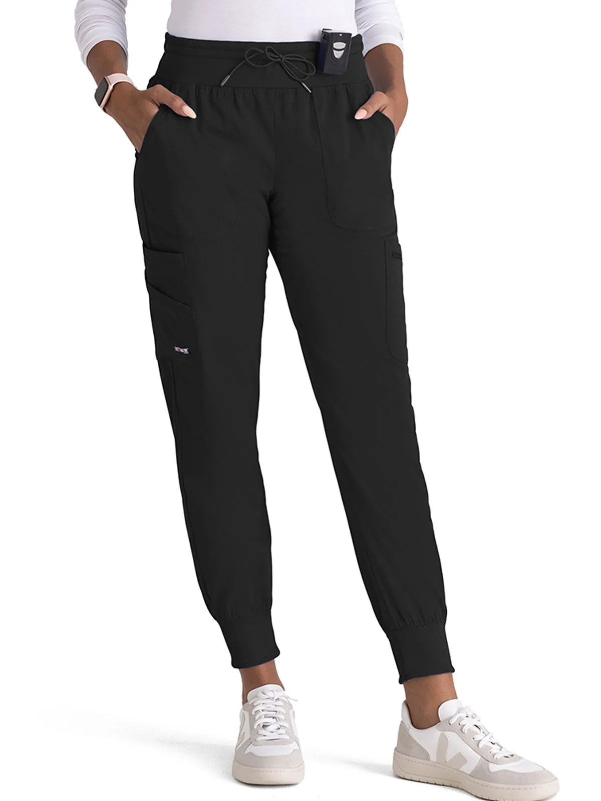 Spandex Stretch - Women's Carly Jogger Solid Pant