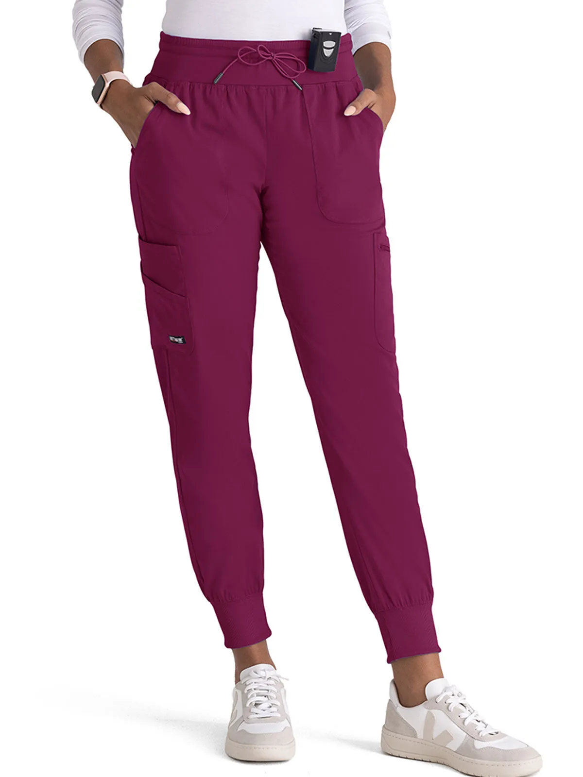 Spandex Stretch - Women's Carly Jogger Solid Pant