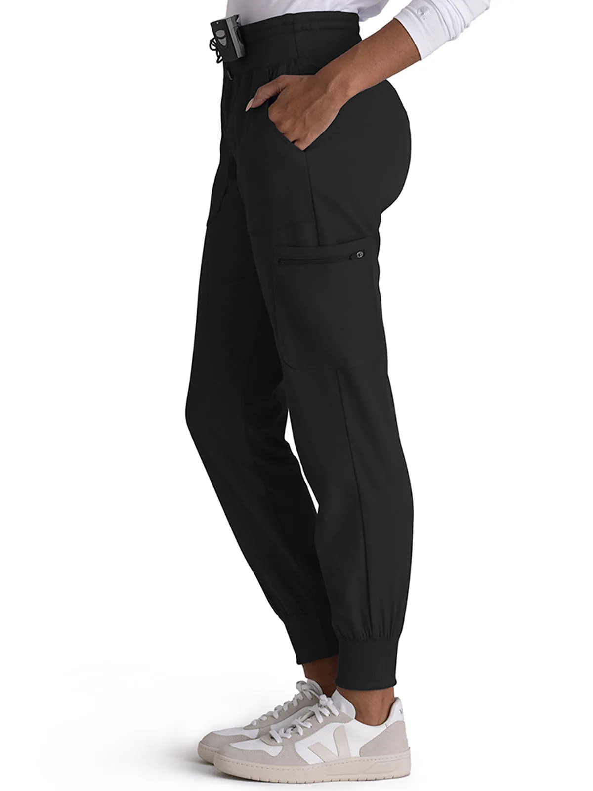 Spandex Stretch - Women's Carly Jogger Solid Pant