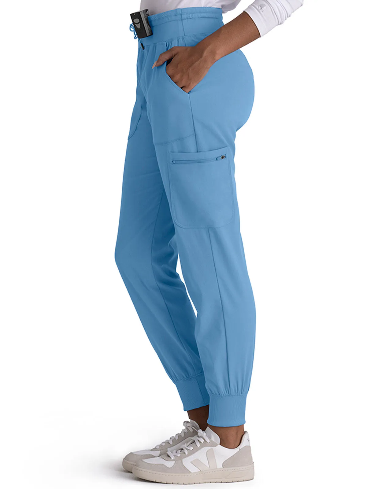 Spandex Stretch - Women's Carly Jogger Solid Pant
