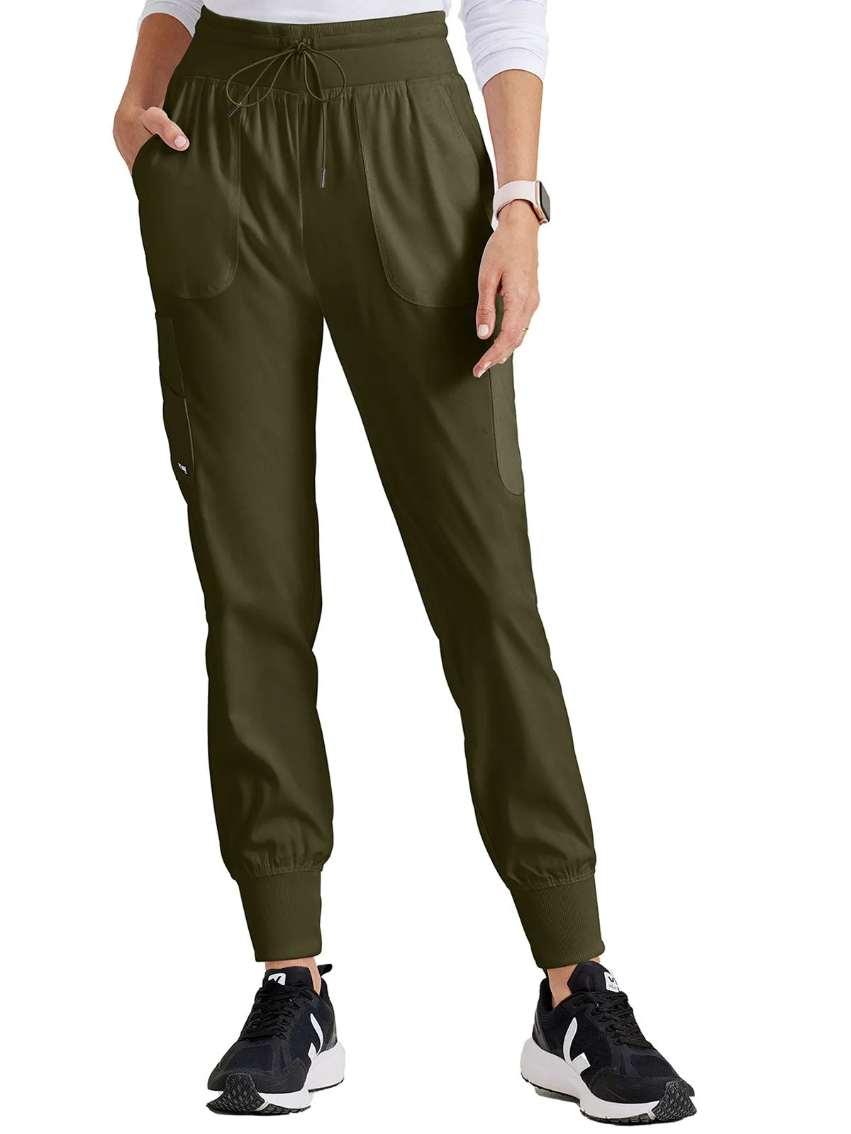 Spandex Stretch - Women's Carly Jogger Solid Pant