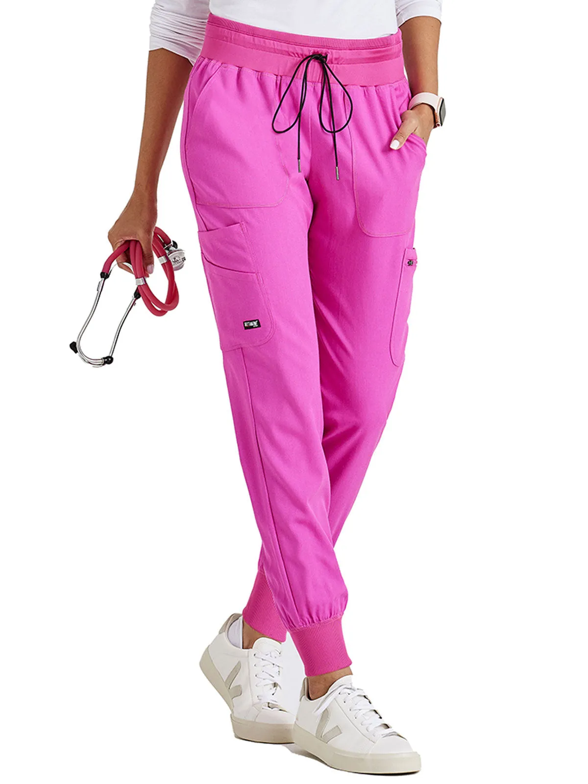 Spandex Stretch - Women's Carly Jogger Solid Pant