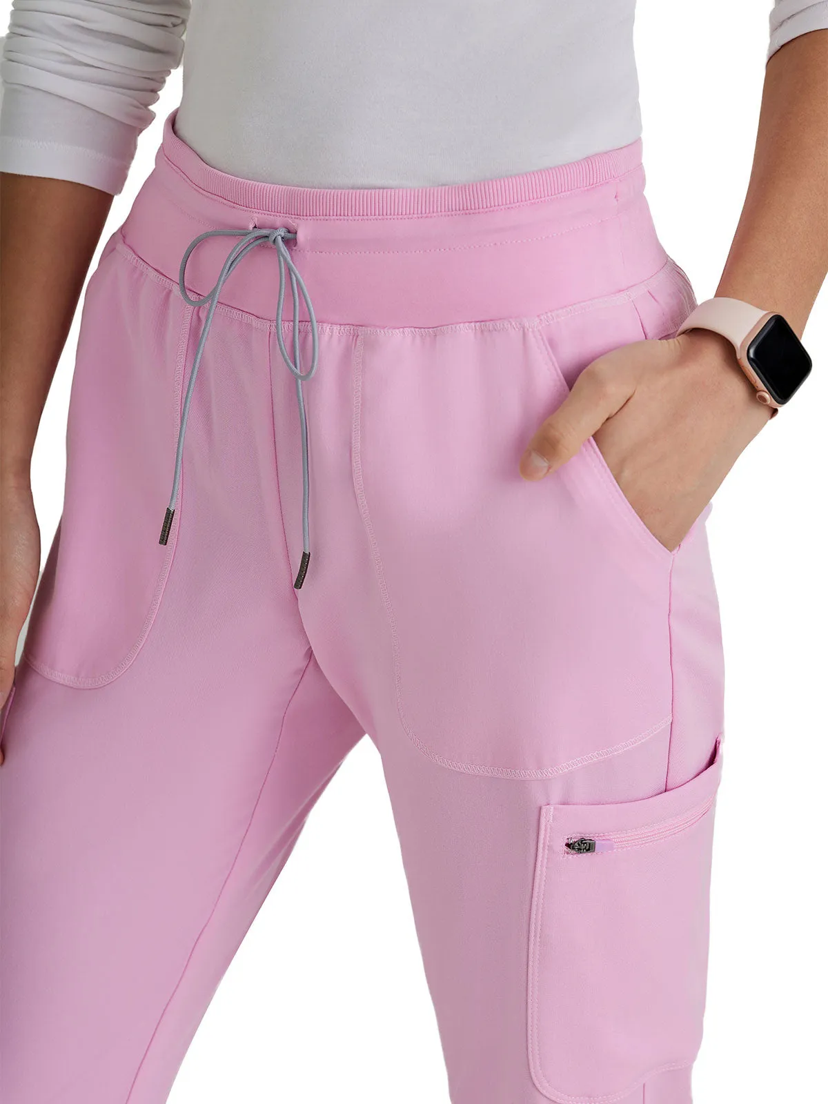 Spandex Stretch - Women's Carly Jogger Solid Pant
