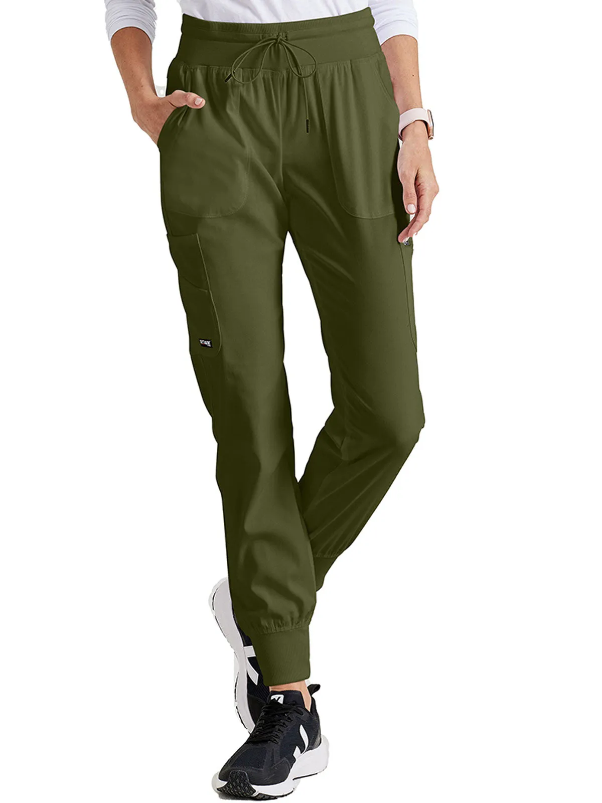 Spandex Stretch - Women's Carly Jogger Solid Pant