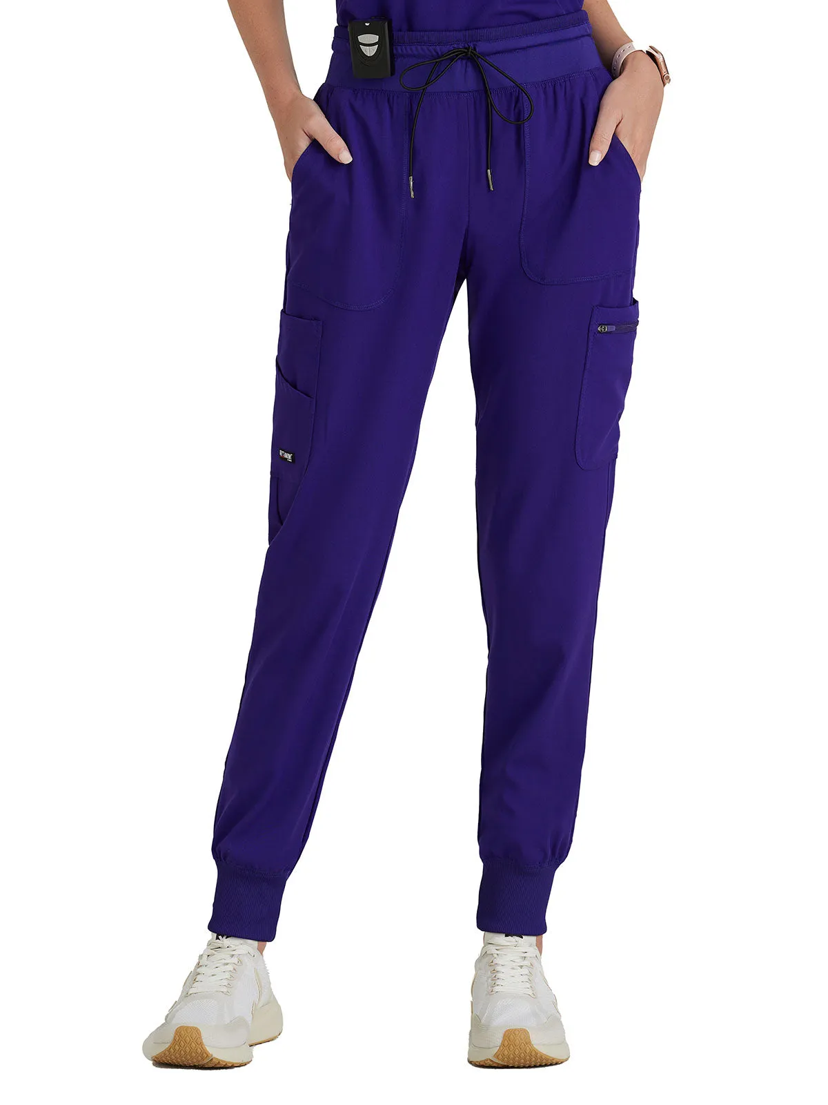 Spandex Stretch - Women's Carly Jogger Solid Pant