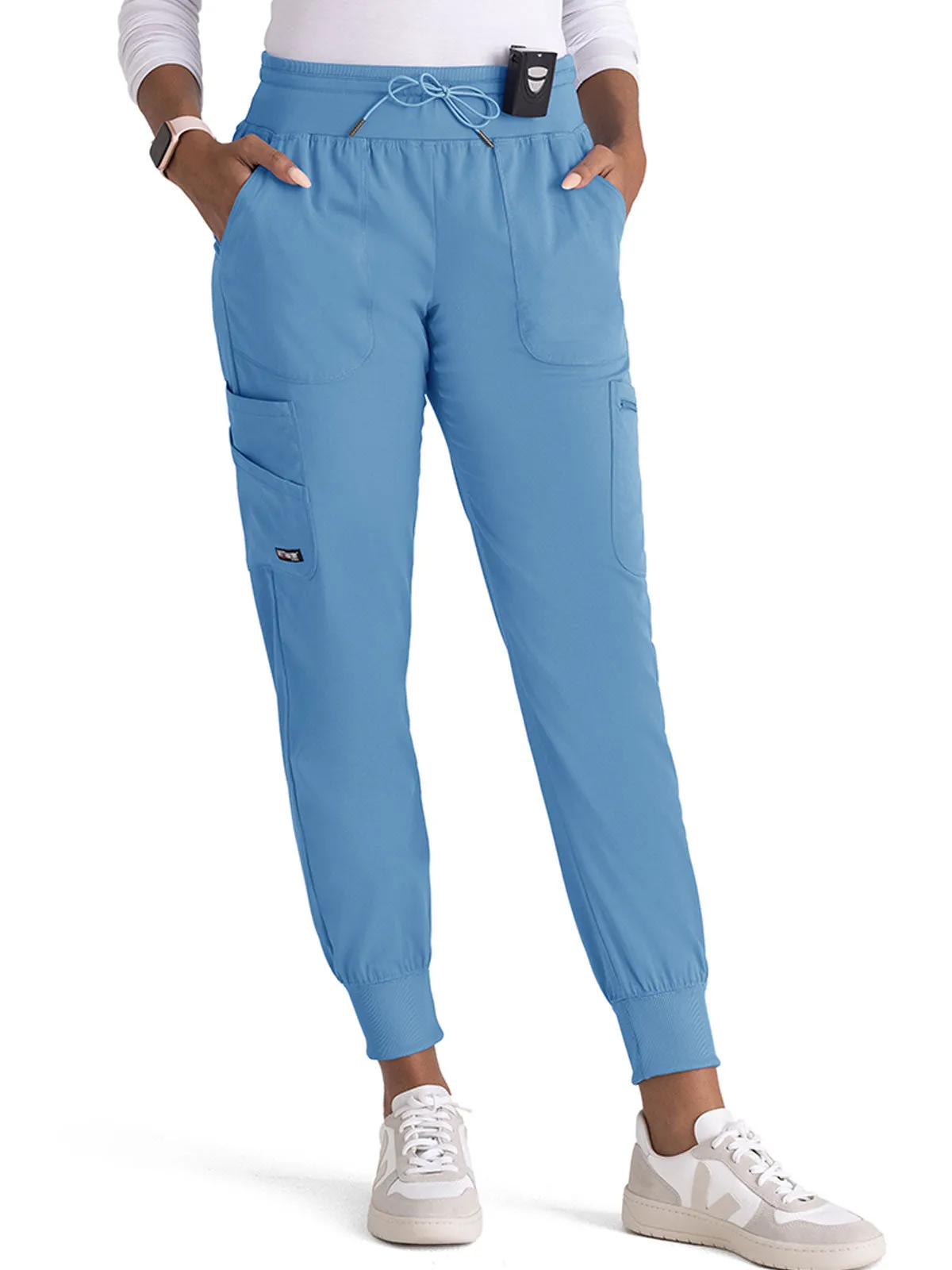 Spandex Stretch - Women's Carly Jogger Solid Pant