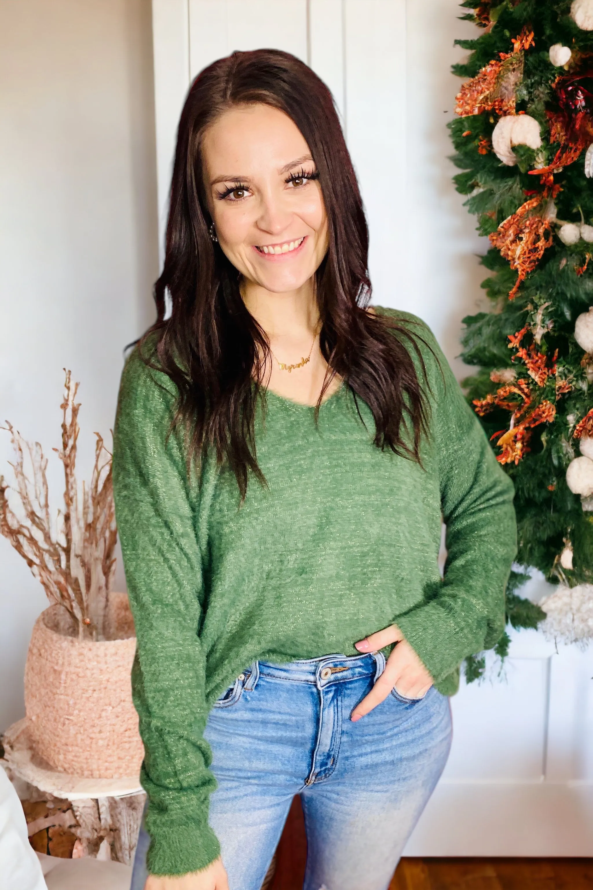 Special Moments Sweater - Forest Green