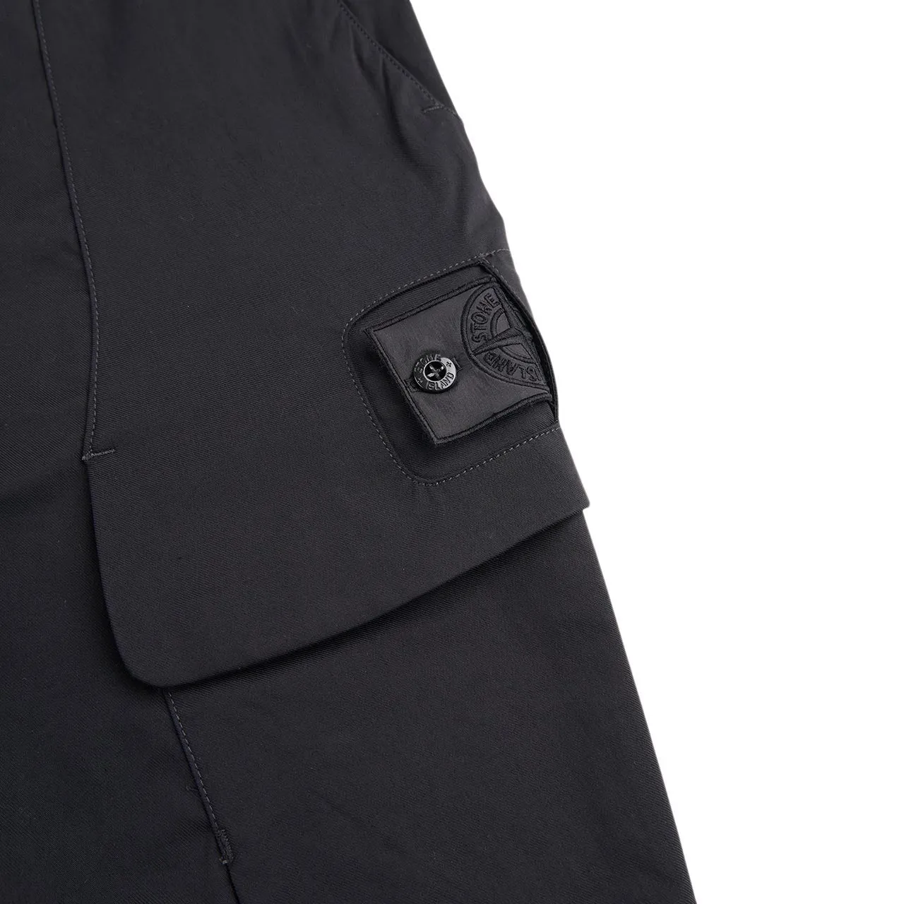 stone island shadow project tapered cargo pants (black)