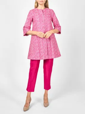 Swing Jacket Fuchsia Dorchester Linen